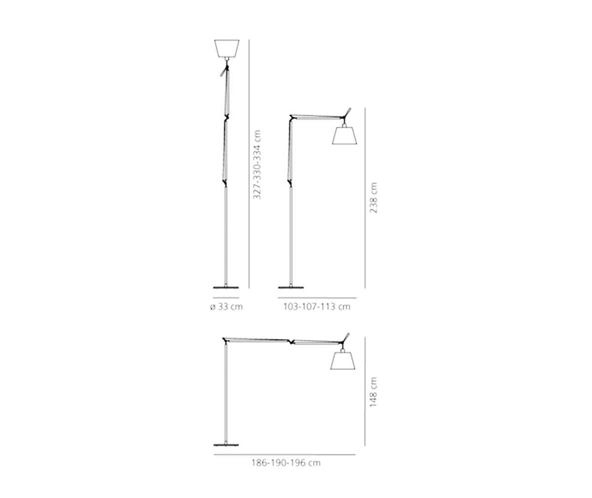 Mega Tolomeo Floor Lamp