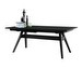 Extendable Dining Table #11, Black, 100 x 183/275 cm