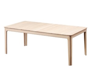 Extendable Dining Table #27, White-Oiled Oak, 101 x 205/358 cm