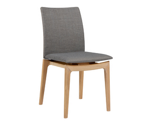 Chair #63, Grey / White-Oiled Oak