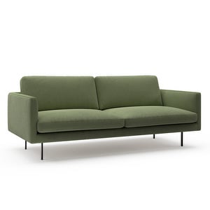 Basel Sofa, Baronett Fabric 162 Forest Green, W 200 cm