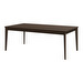 Aarhus Coffee Table, Dark Oak, 70 x 119 cm
