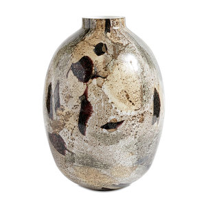 Amass Vase, Grey / Brown, ø 27,5 cm