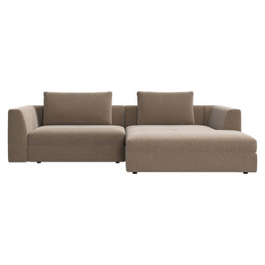 Bergamo Chaise Longue, Napoli Fabric 2267 Sand, W 260 cm