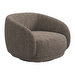 Bolzano Armchair, Tuscany Fabric 3201 Beige, Swivel Function