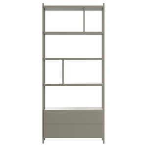 Calgary Shelf, Ash Grey, 84 x 190 cm