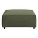 Carmo Footstool, Skagen Fabric 3165 Green, 92 x 92 cm