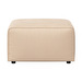 Carmo Footstool, Bologna Fabric 3254 Sand, 74 x 74 cm