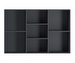 Como Shelf, Dark Grey, 115,5 x 77 cm