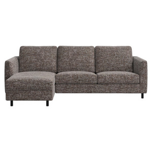 Indivi Chaise Longue, Tuscany Fabric 3202 Brown, W 223 cm