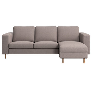 Indivi Chaise Longue, Capri Fabric 3231 Sand, W 231 cm