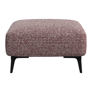 Modena Footstool, Tuscany Fabric 3207 Burgundy, H 42 cm