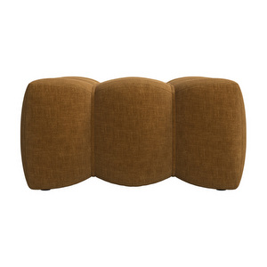 Nawabari Footstool, Napoli Fabric 2252 Golden Beige, 86 x 86 cm