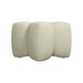 Nawabari Footstool, Lazio Fabric 3092 Light Green, 54 x 54 cm