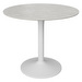 New York Dining Table, Ash Ceramic / White, ⌀ 80 cm