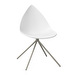 Ottawa Chair, White / Ash Grey