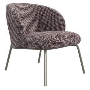 Princeton Lounge Chair, Tuscany Fabric 3207 Burgundy