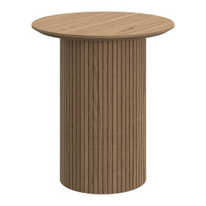 Santiago Side Table, Natural Oak, ⌀ 46 cm