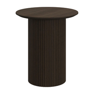 Santiago Side Table, Dark Oak, ⌀ 46 cm
