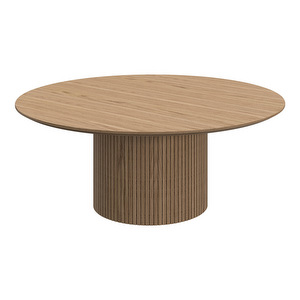 Santiago Coffee Table, Natural Oak, ⌀ 99 cm
