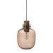 Stockholm Pendant Lamp, Brown Glass, ø 28 cm