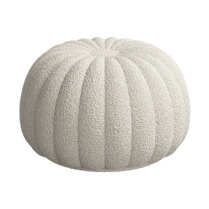 Sweet Art Footstool, Rimini Fabric 3083 White, stitched