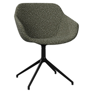 Vienna Chair, Avellino Fabric 3252 Green / Black