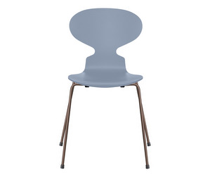 Ant Chair 3101, Lavender Blue/Dark Brown, Lacquered