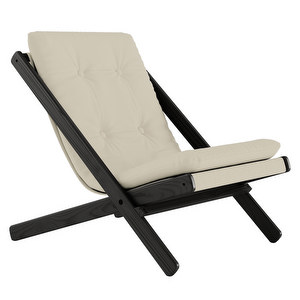 Boogie Armchair, Beige/Black