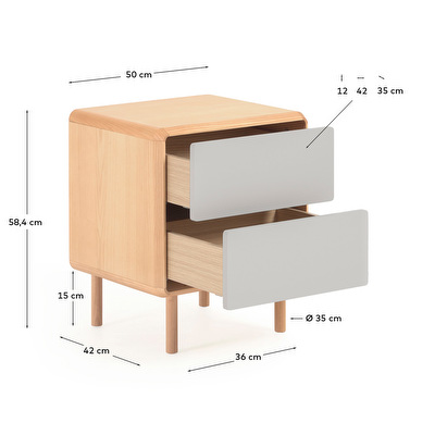 Anielle Bedside Table