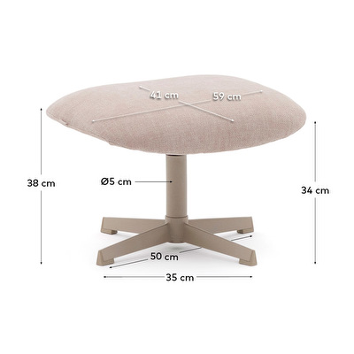 Jaspe Footstool