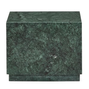 Sorein Side Table, Green Marble, 50 x 50 cm