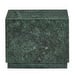 Sorein Side Table, Green Marble, 50 x 50 cm