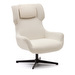 Zalina Armchair, Bouclé Fabric White