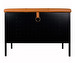 Frank Storage Bench, Black/Cognac