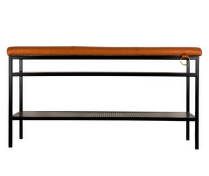 Nancy Bench, Black/Cognac