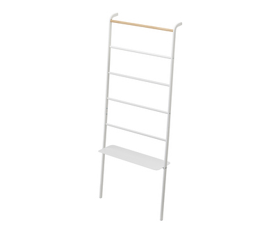 Tower Leaning Ladder Hanger with Shelf